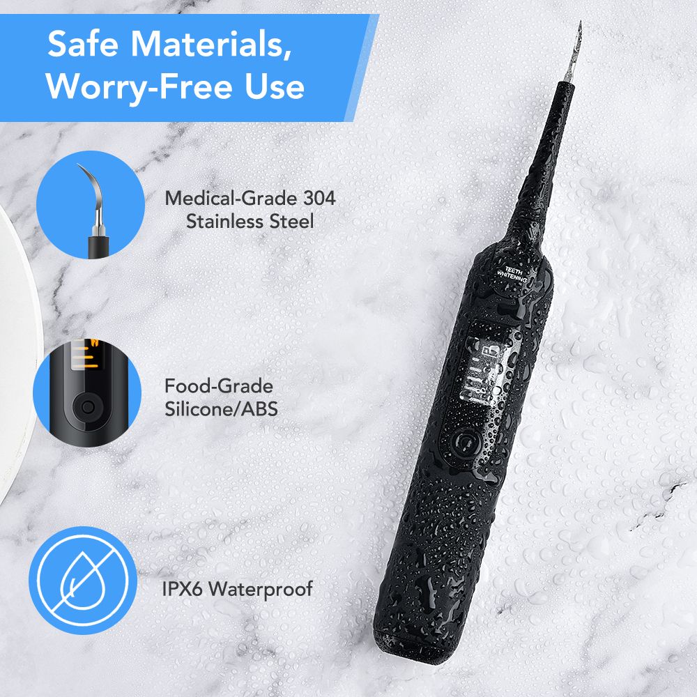 Electric Sonic Dental Calculus Remover Whitener Scaler LED Display